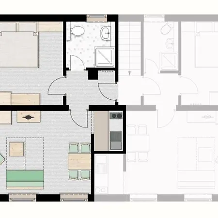 Haus Huber شقة